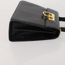 Salvatore Ferragamo Gancini Hand Bag Leather 2 Set Black Brown Auth 188787-4