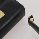 Salvatore Ferragamo Gancini Hand Bag Leather 2 Set Black Brown Auth 188787-7