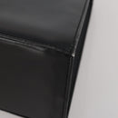 Salvatore Ferragamo Gancini Hand Bag Leather 2 Set Black Brown Auth 188787-9