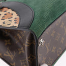 LOUIS VUITTON Monogram Leopard City Steamer MM Bag M52126 LV Auth 188793SM-13