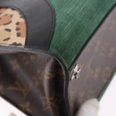 LOUIS VUITTON Monogram Leopard City Steamer MM Bag M52126 LV Auth 188793SM-15