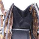 LOUIS VUITTON Monogram Leopard City Steamer MM Bag M52126 LV Auth 188793SM-22