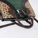 LOUIS VUITTON Monogram Leopard City Steamer MM Bag M52126 LV Auth 188793SM-6