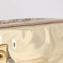 LOUIS VUITTON Monogram Miroir Alma MM Hand Bag Gold Dore M93624 LV Auth 188794A-6