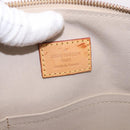 LOUIS VUITTON Monogram Miroir Alma MM Hand Bag Gold Dore M93624 LV Auth 188794A-10