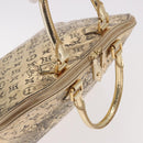 LOUIS VUITTON Monogram Miroir Alma MM Hand Bag Gold Dore M93624 LV Auth 188794A-7