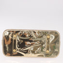LOUIS VUITTON Monogram Miroir Alma MM Hand Bag Gold Dore M93624 LV Auth 188794A-5
