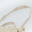 LOUIS VUITTON Mini Lin Croisette Marina PM Bag Blue Beige M95494 Auth 188795V-15