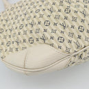 LOUIS VUITTON Mini Lin Croisette Marina PM Bag Blue Beige M95494 Auth 188795V-17