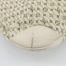 LOUIS VUITTON Mini Lin Croisette Marina PM Bag Blue Beige M95494 Auth 188795V-19