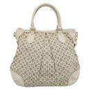 LOUIS VUITTON Mini Lin Croisette Marina PM Bag Blue Beige M95494 Auth 188795V-13