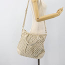 LOUIS VUITTON Mini Lin Croisette Marina PM Bag Blue Beige M95494 Auth 188795V-24