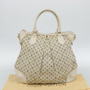 LOUIS VUITTON Mini Lin Croisette Marina PM Bag Blue Beige M95494 Auth 188795V-12