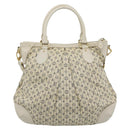 LOUIS VUITTON Mini Lin Croisette Marina PM Bag Blue Beige M95494 Auth 188795V-2
