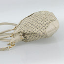 LOUIS VUITTON Mini Lin Croisette Marina PM Bag Blue Beige M95494 Auth 188795V-3