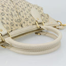 LOUIS VUITTON Mini Lin Croisette Marina PM Bag Blue Beige M95494 Auth 188795V-7