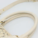 LOUIS VUITTON Mini Lin Croisette Marina PM Bag Blue Beige M95494 Auth 188795V-14