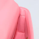 CHANEL Matelasse Chain Shoulder Bag Lamb Skin Pink Gold CC Auth 188796SM-22