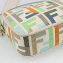 FENDI Zucca Canvas Mamma Baguette Bag 2way Multicolor Gold Auth 188798SM-15
