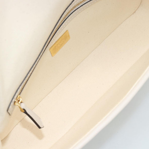 FENDI Zucca Canvas Mamma Baguette Bag 2way Multicolor Gold Auth 188798SM