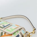 FENDI Zucca Canvas Mamma Baguette Bag 2way Multicolor Gold Auth 188798SM-8