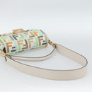 FENDI Zucca Canvas Mamma Baguette Bag 2way Multicolor Gold Auth 188798SM-9