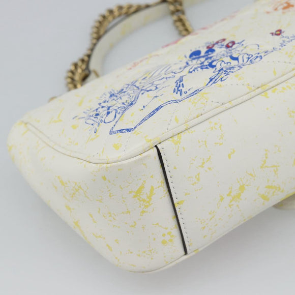 GUCCI GG Marmont Chain Disney Collaboration Bag Leather 443497 Auth 188800SM