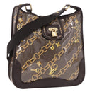 LOUIS VUITTON Monogram Charm Musette Shoulder Bag Brown M95159 LV Auth 188803V-1