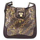 LOUIS VUITTON Monogram Charm Musette Shoulder Bag Brown M95159 LV Auth 188803V-13