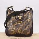 LOUIS VUITTON Monogram Charm Musette Shoulder Bag Brown M95159 LV Auth 188803V-12