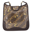LOUIS VUITTON Monogram Charm Musette Shoulder Bag Brown M95159 LV Auth 188803V-2