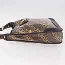 LOUIS VUITTON Monogram Charm Musette Shoulder Bag Brown M95159 LV Auth 188803V-4