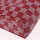 LOUIS VUITTON Damier Color Module Clutch Bag Carmine N41306 LV Auth 188805-15