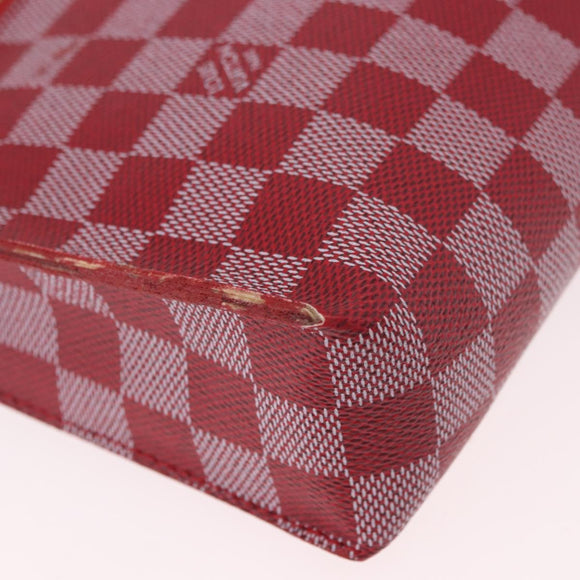 LOUIS VUITTON Damier Color Module Clutch Bag Carmine N41306 LV Auth 188805
