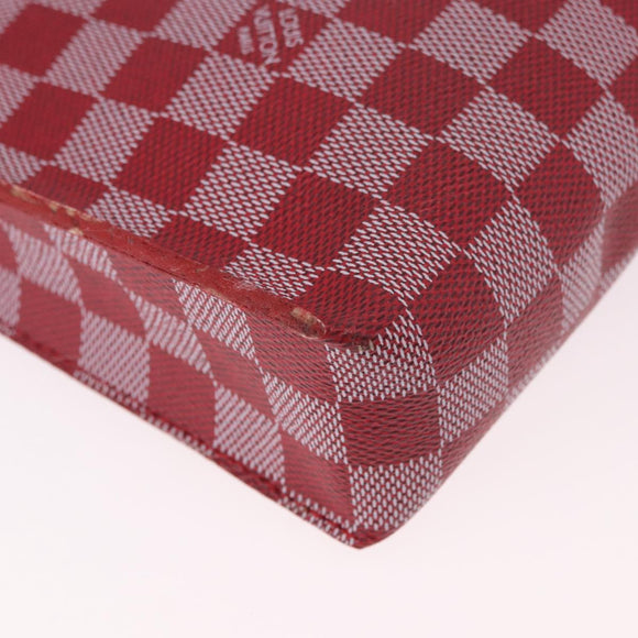 LOUIS VUITTON Damier Color Module Clutch Bag Carmine N41306 LV Auth 188805