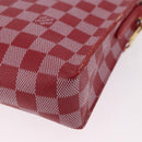 LOUIS VUITTON Damier Color Module Clutch Bag Carmine N41306 LV Auth 188805-18