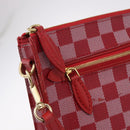 LOUIS VUITTON Damier Color Module Clutch Bag Carmine N41306 LV Auth 188805-20