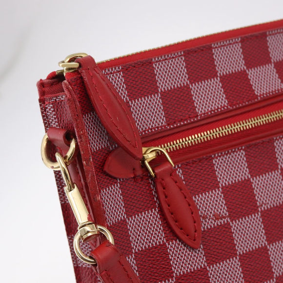 LOUIS VUITTON Damier Color Module Clutch Bag Carmine N41306 LV Auth 188805