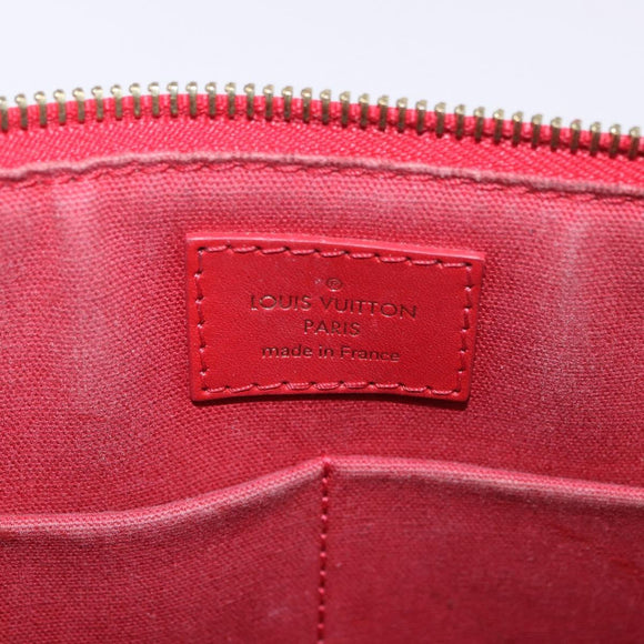 LOUIS VUITTON Damier Color Module Clutch Bag Carmine N41306 LV Auth 188805