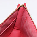 LOUIS VUITTON Damier Color Module Clutch Bag Carmine N41306 LV Auth 188805-22