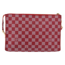 LOUIS VUITTON Damier Color Module Clutch Bag Carmine N41306 LV Auth 188805-2