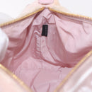 Miu Miu Hand Pouch Pile Pink Gold Auth 188807A-19