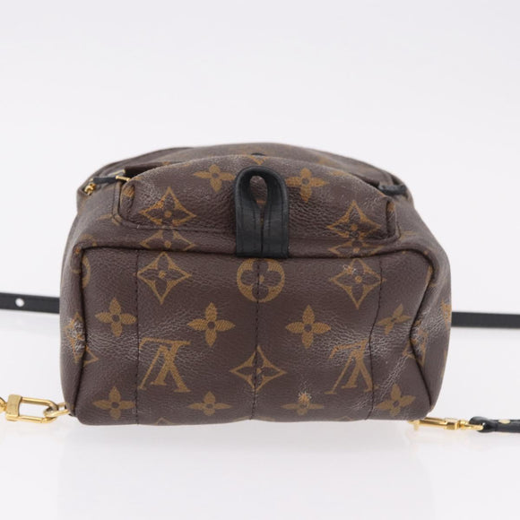 LOUIS VUITTON Monogram Palm Springs MINI Backpack M44873 LV Auth 188810A