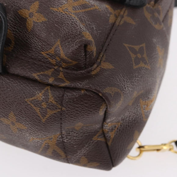 LOUIS VUITTON Monogram Palm Springs MINI Backpack M44873 LV Auth 188810A
