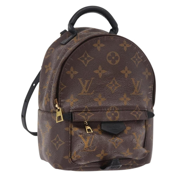 LOUIS VUITTON Monogram Palm Springs MINI Backpack M44873 LV Auth 188810A