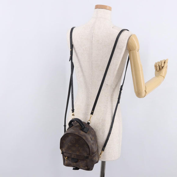 LOUIS VUITTON Monogram Palm Springs MINI Backpack M44873 LV Auth 188810A