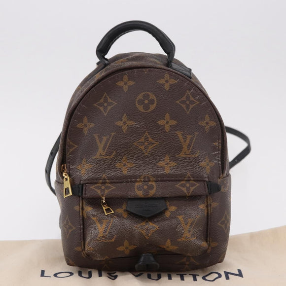 LOUIS VUITTON Monogram Palm Springs MINI Backpack M44873 LV Auth 188810A