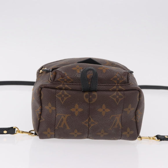 LOUIS VUITTON Monogram Palm Springs MINI Backpack M44873 LV Auth 188811A