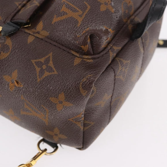 LOUIS VUITTON Monogram Palm Springs MINI Backpack M44873 LV Auth 188811A
