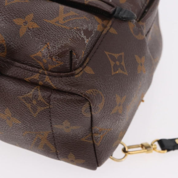 LOUIS VUITTON Monogram Palm Springs MINI Backpack M44873 LV Auth 188811A